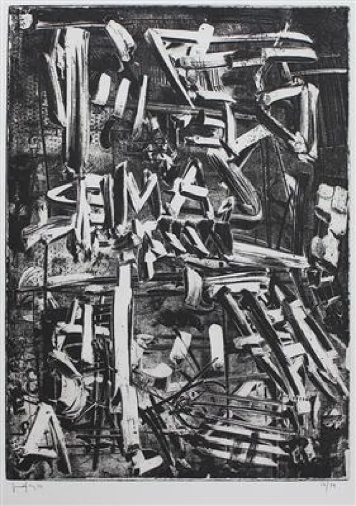 Офорт И Аквитанта Vedova - Diario 1/3