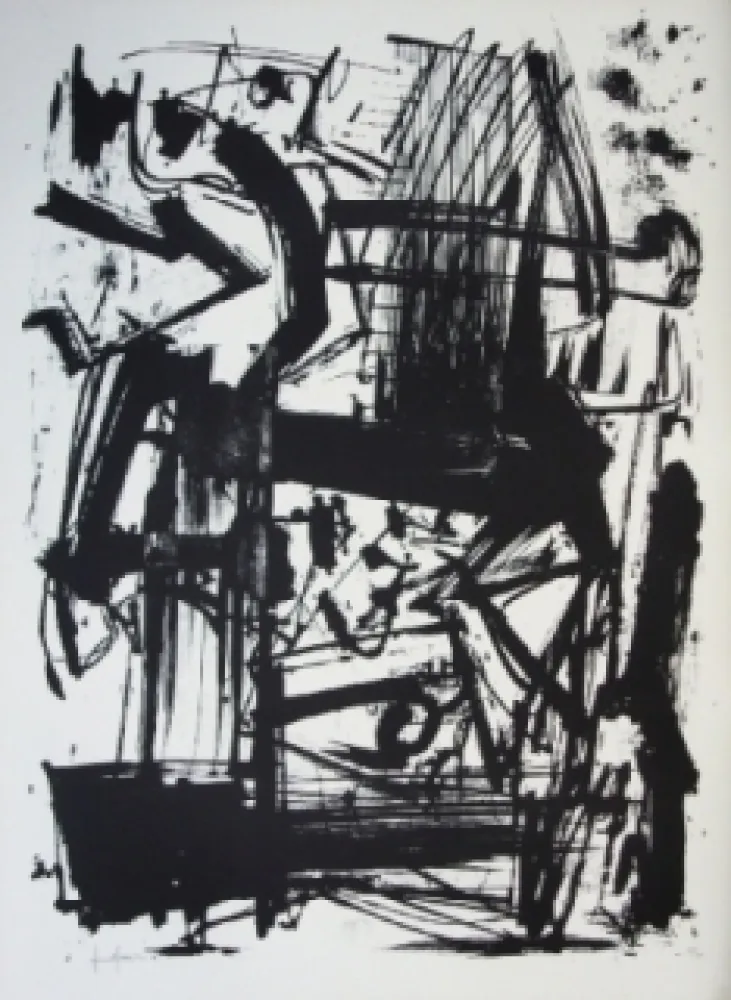 Литография Vedova - Hommage à Joan Prats