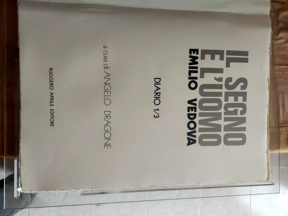 Офорт И Аквитанта Vedova - Il segno e l'uomo DIARI 1/3 