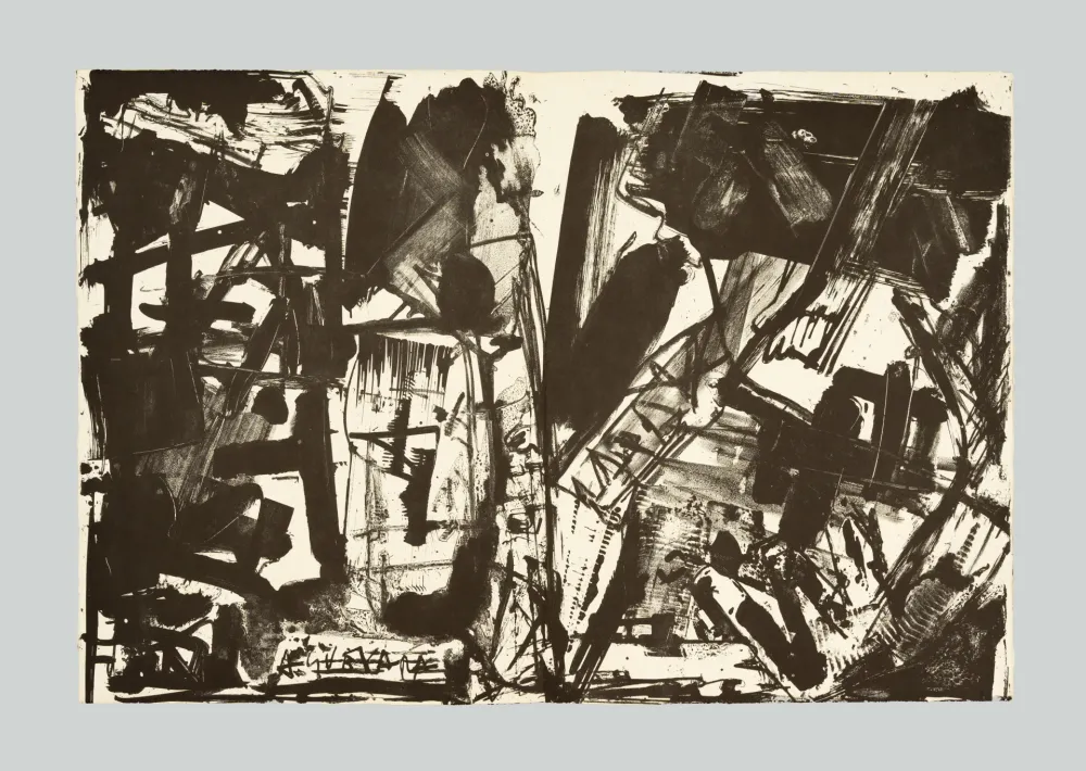 Литография Vedova - Scontro di situazioni