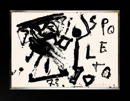 Литография Vedova - Spoleto 73