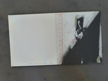 Литография Velickovic - Homme debout 