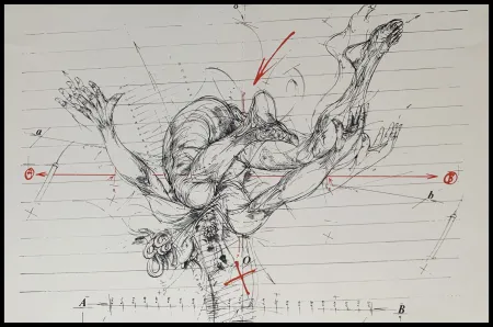 Сериграфия Velickovic - La chute