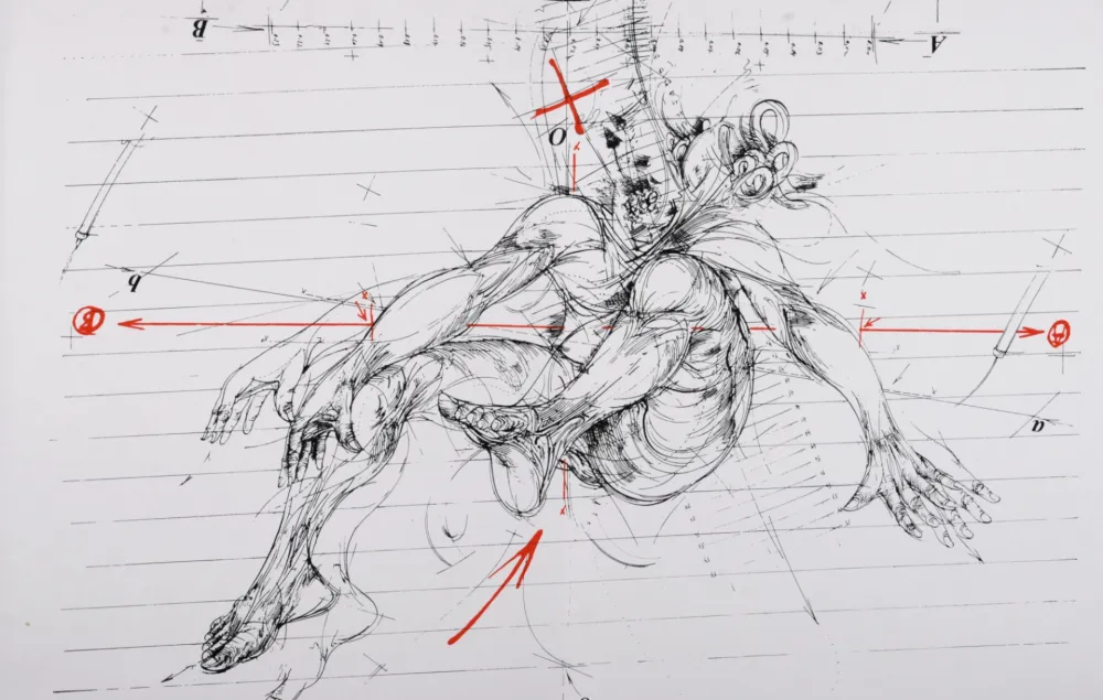 Сериграфия Velickovic - La Chute, 1975