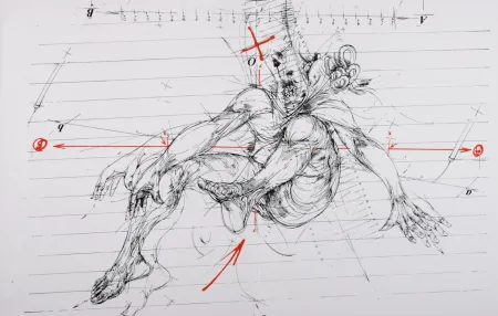 Сериграфия Velickovic - La Chute, 1975