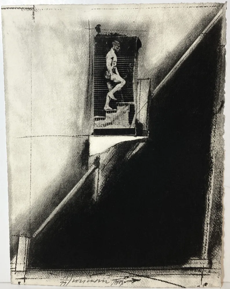 Литография Velickovic - Lithographie signée et numérotée. 