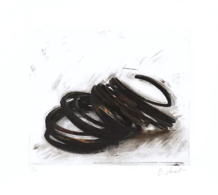 Офорт Venet - Effondrement - Indeterminate Lines 04