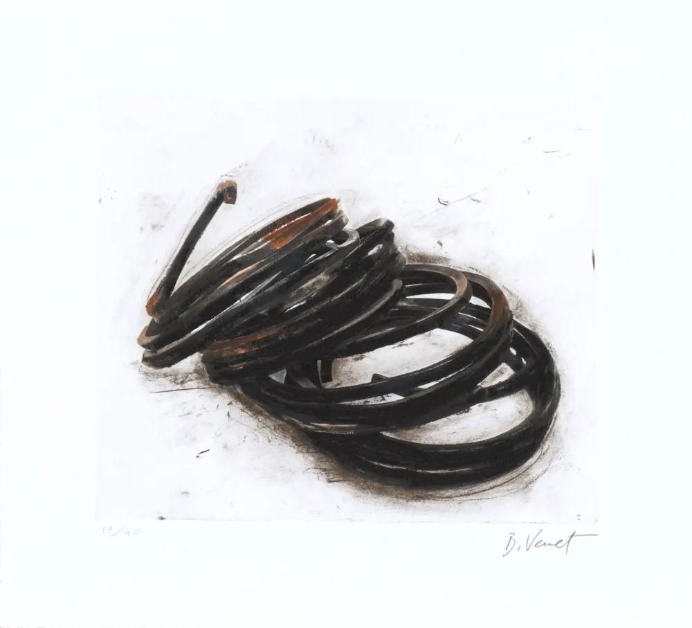 Офорт Venet - Effondrement - Indeterminate Lines 05