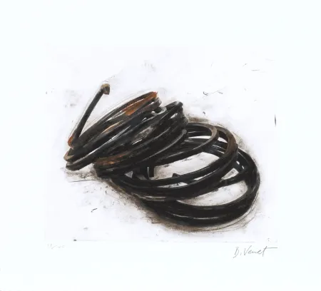 Офорт Venet - Effondrement - Indeterminate Lines 05