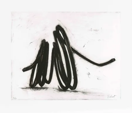 Офорт Venet - Indeterminate Line I