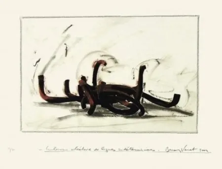 Сериграфия Venet -  Indeterminate Lines