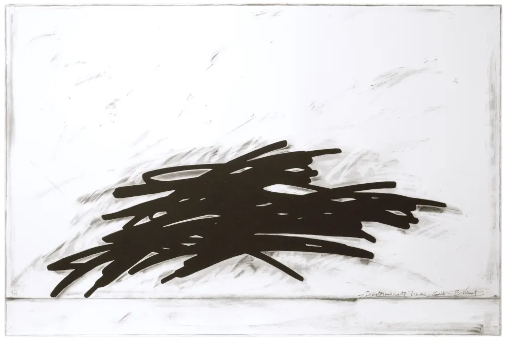 Сериграфия Venet - Indeterminate Lines - Grib