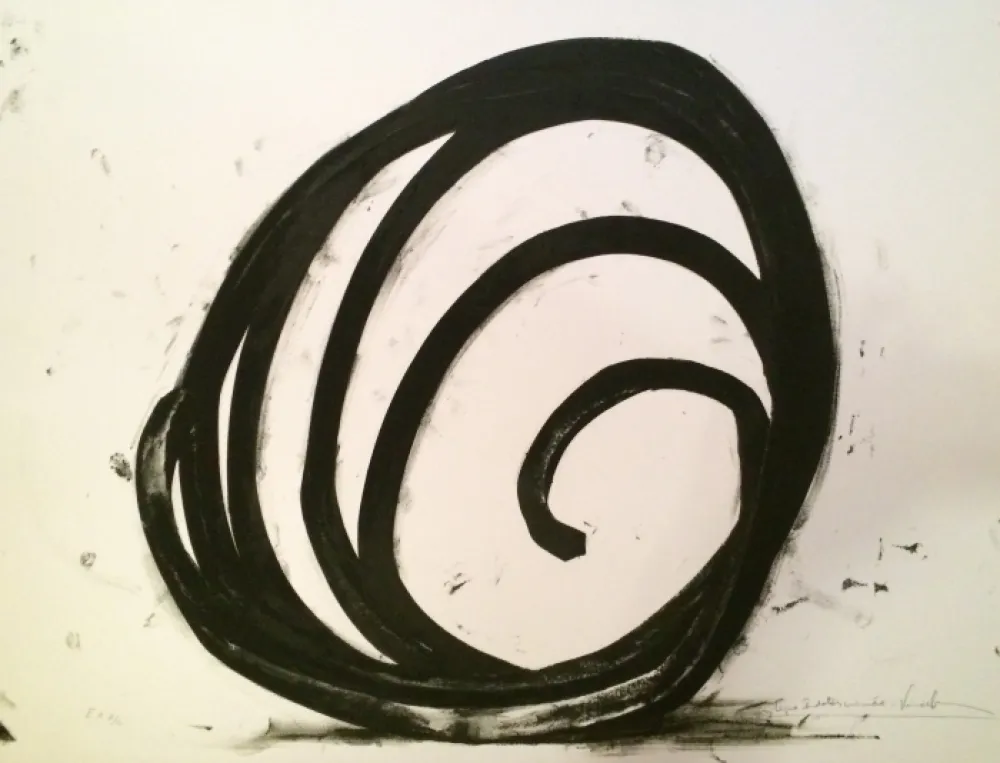 Сериграфия Venet - Undetermined Line