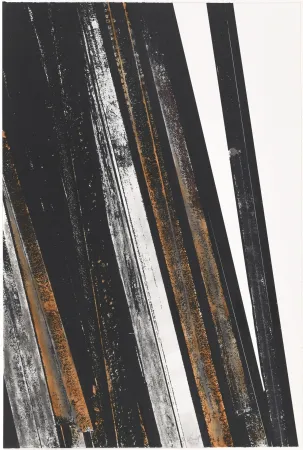 Сериграфия Venet - Untitled II (Lignes droites)