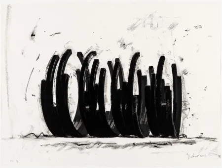 Сериграфия Venet - Variations on the Arc 03