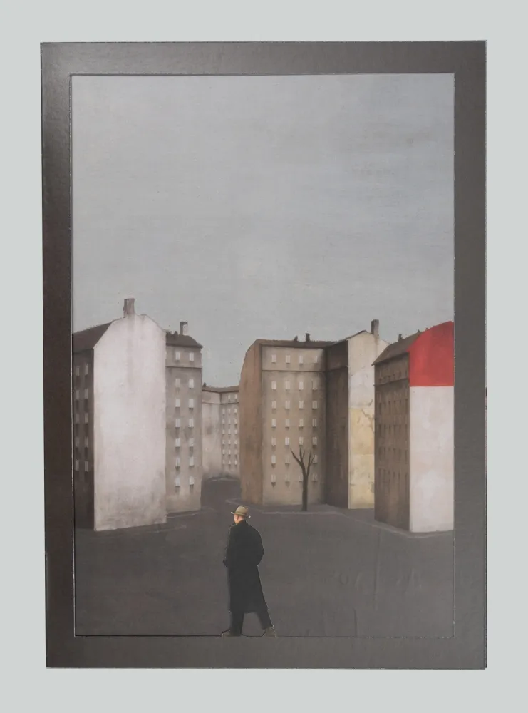 Сериграфия Ventura - L'uomo che guarda