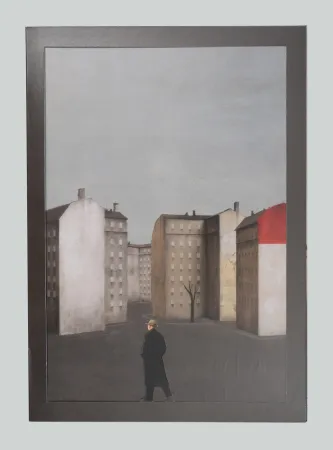 Сериграфия Ventura - L'uomo che guarda