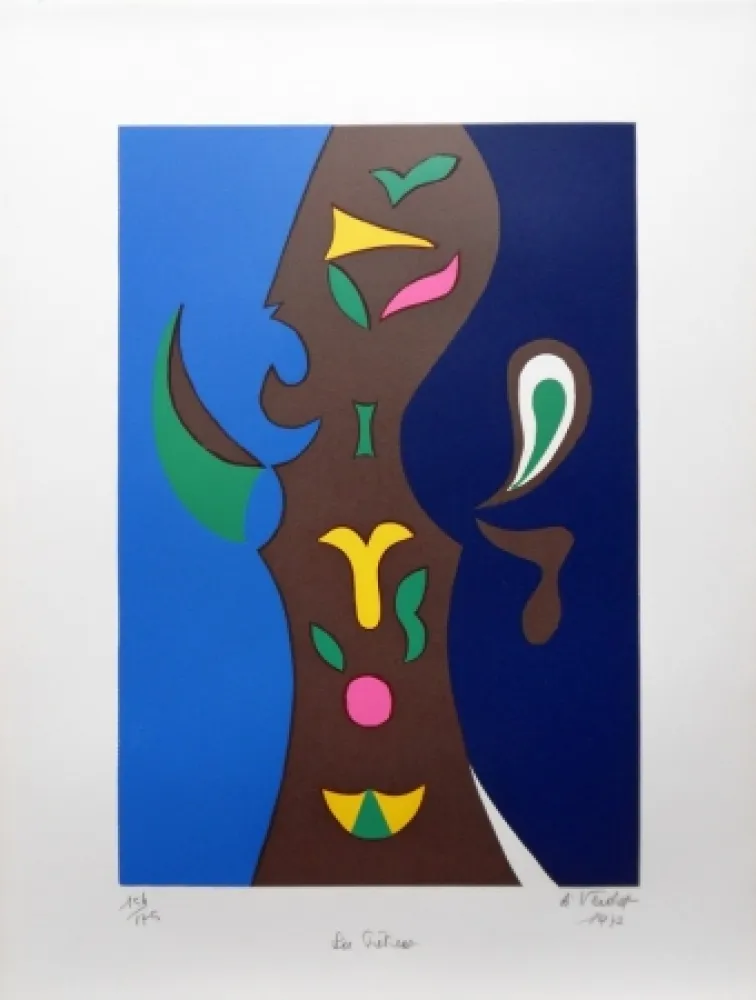 Литография Verdet - La Prétresse