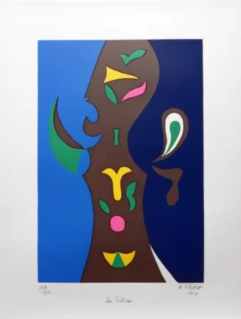 Литография Verdet - La Prétresse