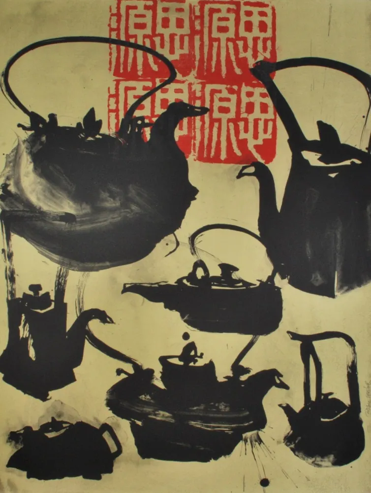 Литография Verdier - Adieu XXème