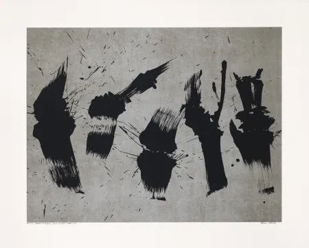 Сериграфия Verdier - Branches et bourgeons, étude végétale