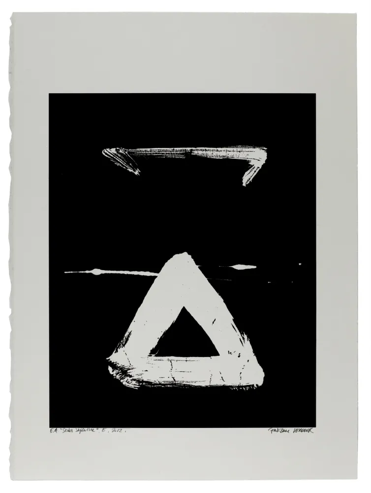 Сериграфия Verdier - Etude du sedes sapientiae, étude n°7