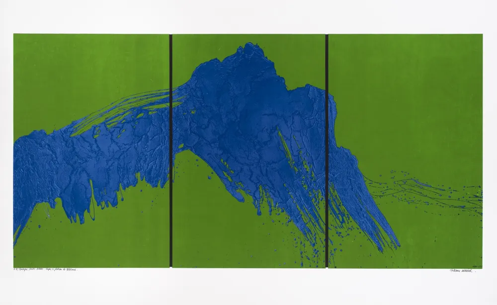 Сериграфия Verdier - Montagne Sainte-Victoire, depuis le plateau de Bibémus