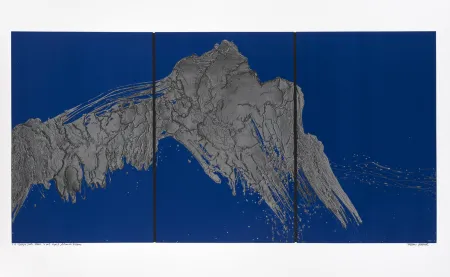 Сериграфия Verdier - Montagne Sainte-Victoire, depuis le plateau de Bibémus, la nuit