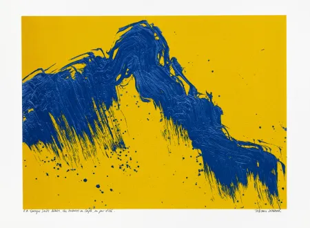 Сериграфия Verdier - Montagne Ste Victoire  des Venturiers au Cengle