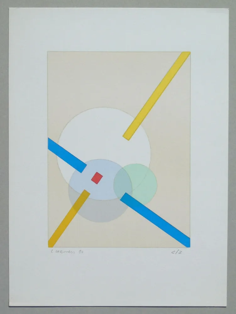 Литография Veronesi - Composizione