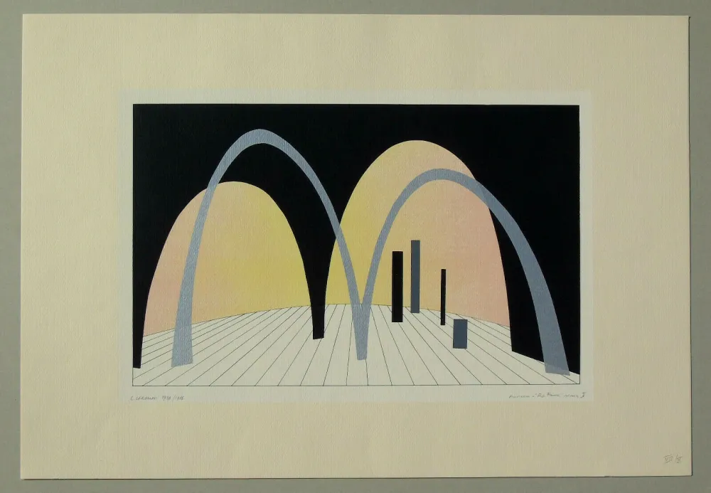 Литография Veronesi - Teatro 2 (tavola B)