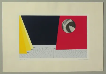 Литография Veronesi - Teatro 2 (tavola D)