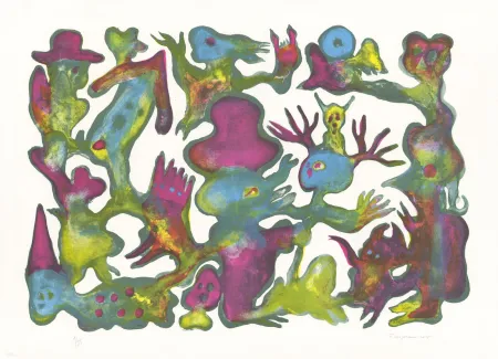 Литография Verschaere - Elephant Man