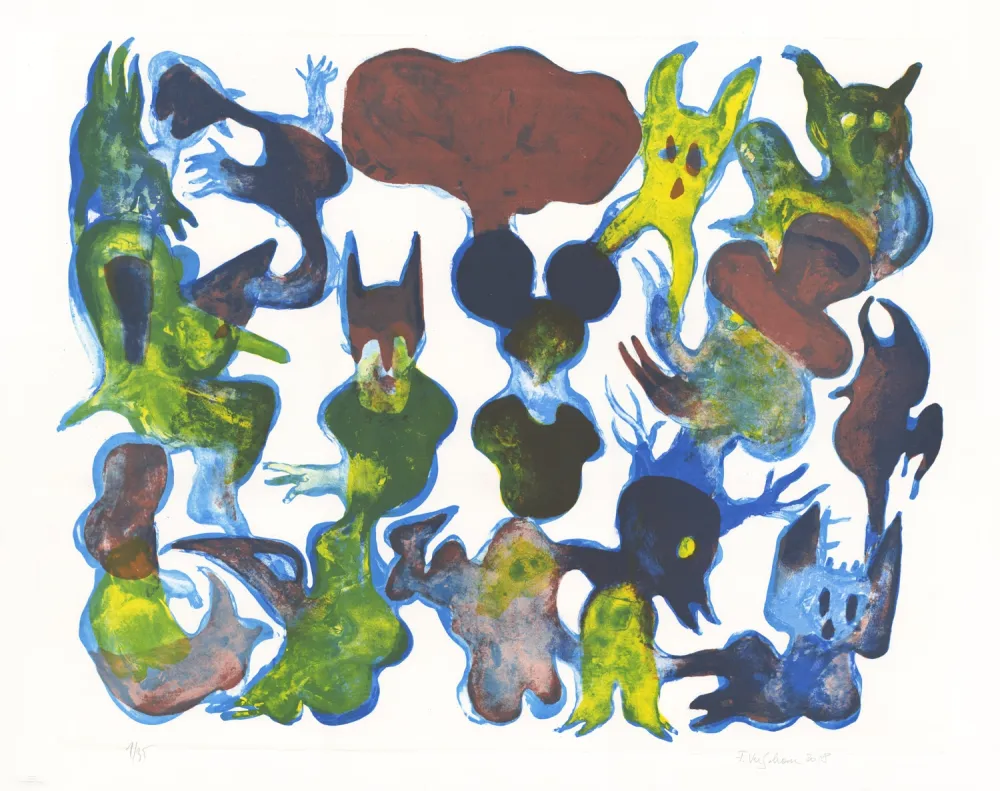 Литография Verschaere - My Two Favorites Heroes are Dead