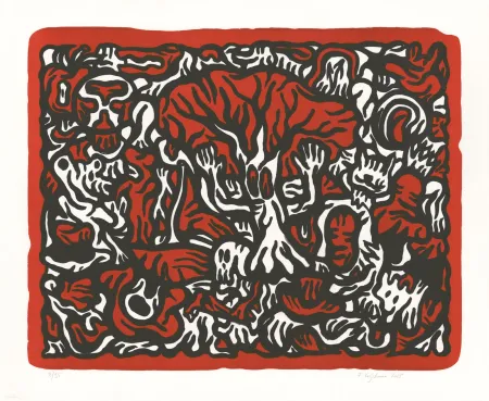 Литография Verschaere - The Outlaw Tree