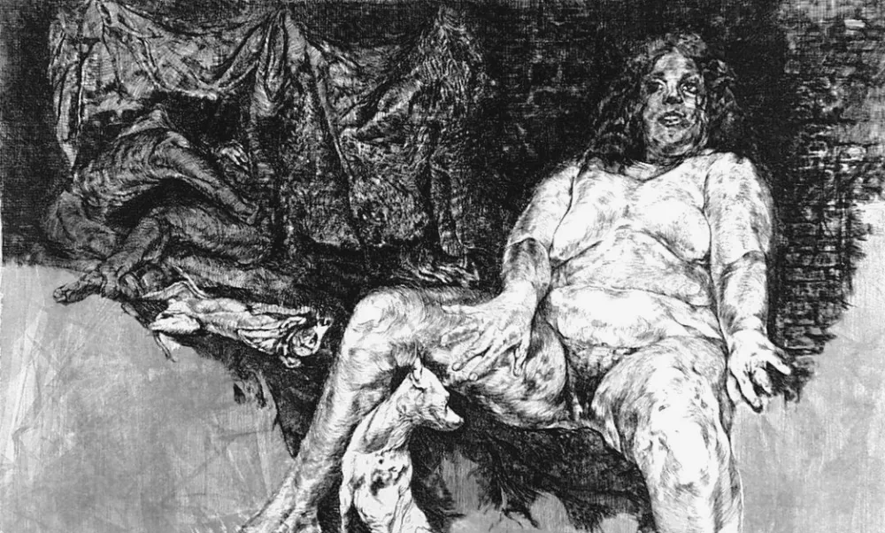 Офорт Vespignani - Ballata della Margotona