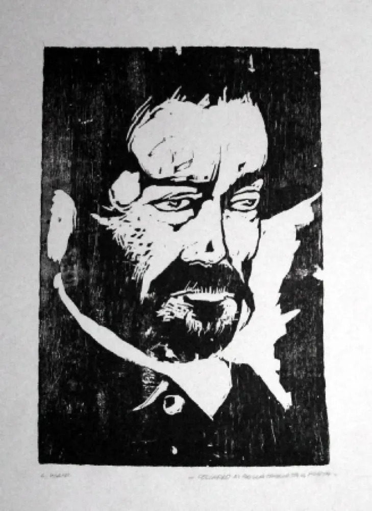 Гравюра На Дереве Viani - Capitano di mare