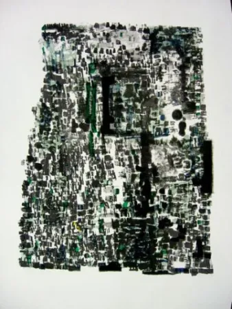 Литография Vieira Da Silva - Grottes