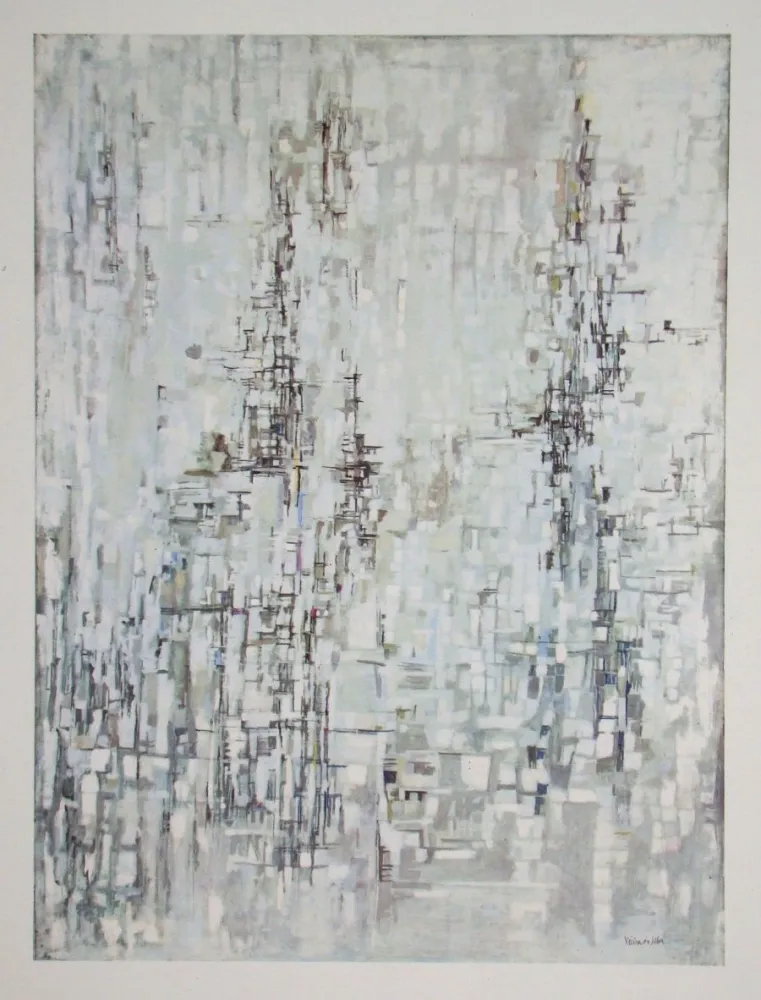 Фототипия Vieira Da Silva - La cathèdrale - 1954