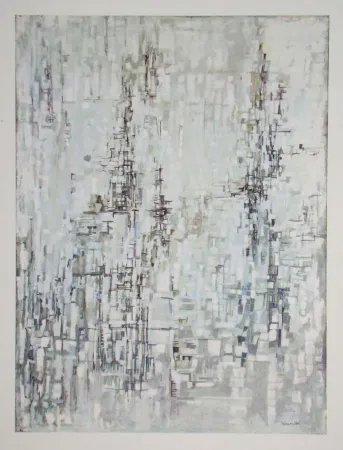 Фототипия Vieira Da Silva - La cathèdrale - 1954