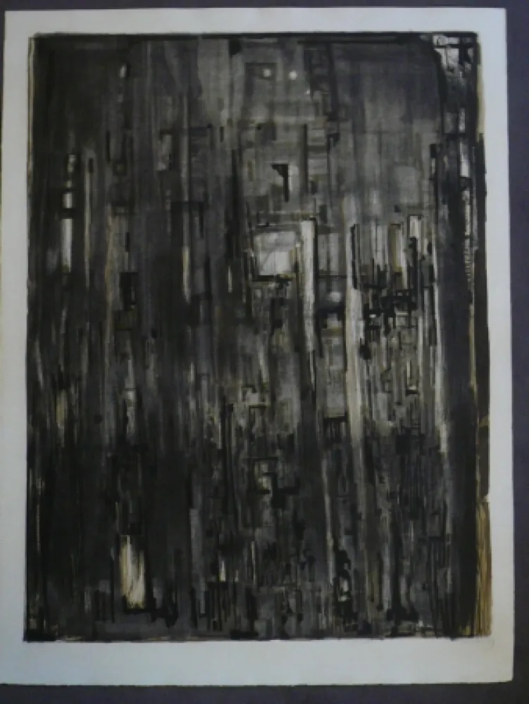 Литография Vieira Da Silva - La nef