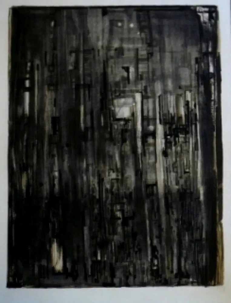 Литография Vieira Da Silva - La nef