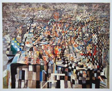 Фототипия Vieira Da Silva - Les joueurs de cartes - 1942