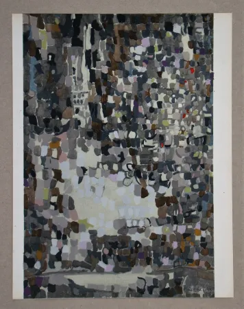 Трафарет Vieira Da Silva - Peinture, 1956