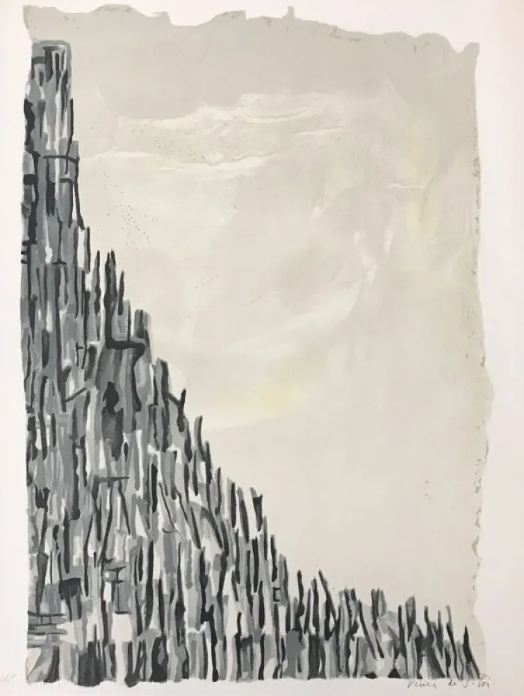 Литография Vieira Da Silva - Sans titre