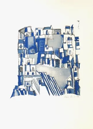 Литография Vieira Da Silva - Sans titre 6