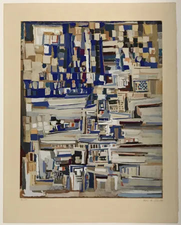 Литография Vieira Da Silva - Untitled