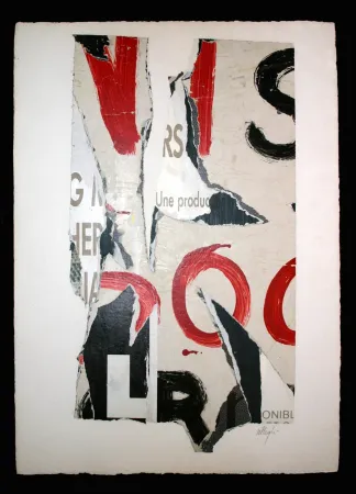 Нет Никаких Технических Villeglé - '' Arrachages ''