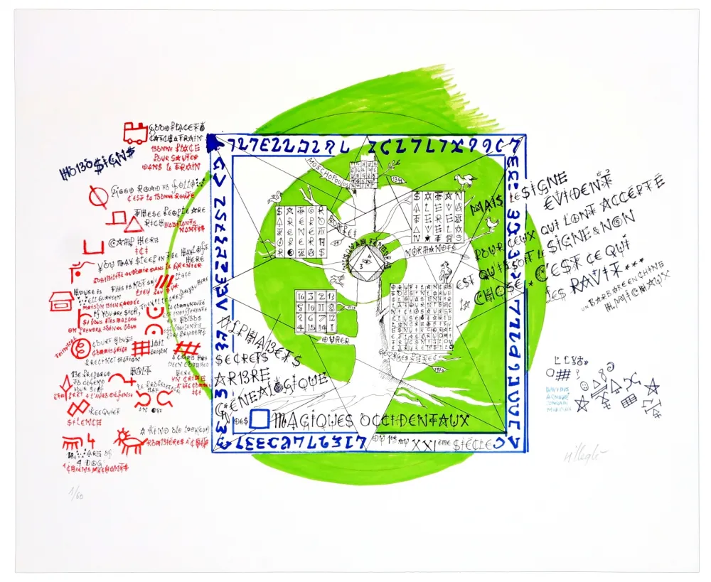 Цифровой Эстамп Villeglé - Hobo