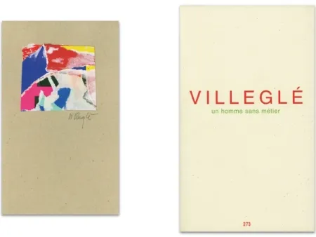 Иллюстрированная Книга Villeglé - L'Art en écrit